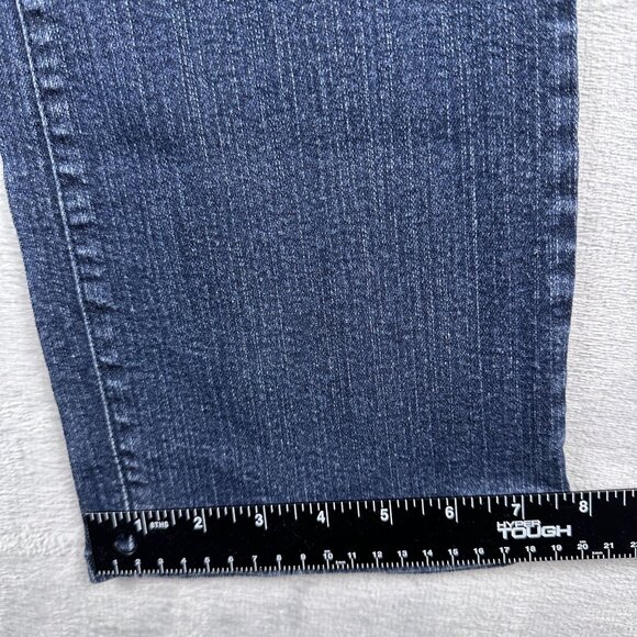 NYDJ Slim Boot Cut Jeans Lift Tuck Technology Mid Rise Women's Blue Size 14 - Picture 9 of 10